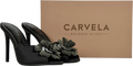 Carvela Black Fiore Mule Heel UK 6 EU 39 👠