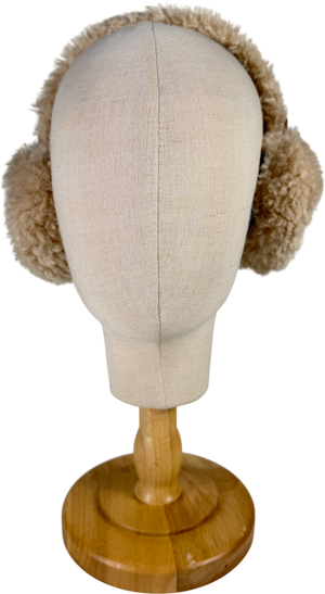 H&M Cream Fluffy Earmuffs One Size