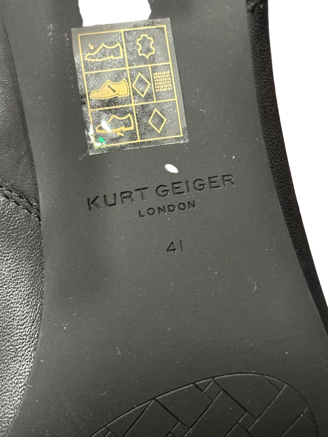 Kurt Geiger Black Kensington Flexi Knee Boot UK 8 EU 41 👠