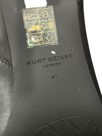 Kurt Geiger Black Kensington Flexi Knee Boot UK 8 EU 41 👠