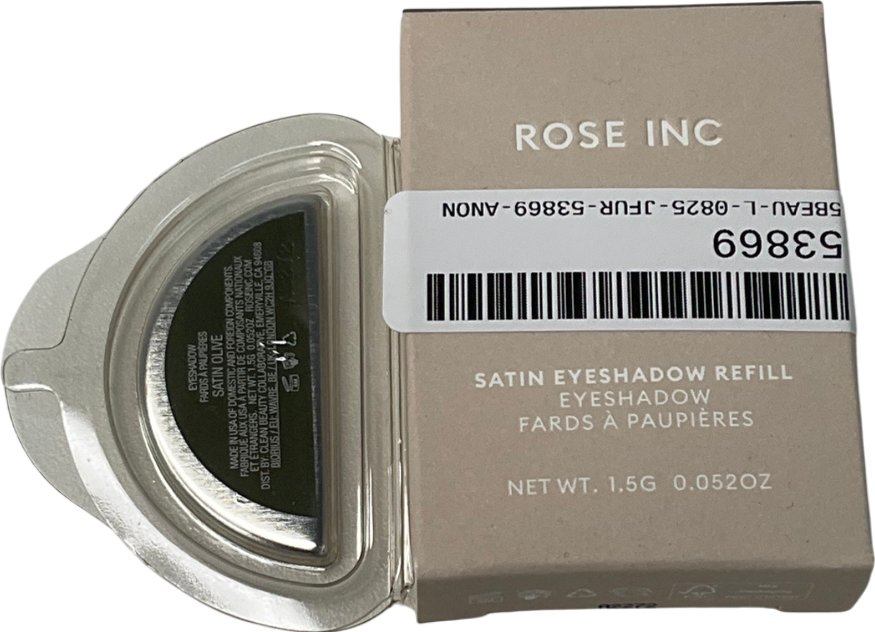 ROSE INC Satin Eyeshadow Refill Satin Olive 1.5g