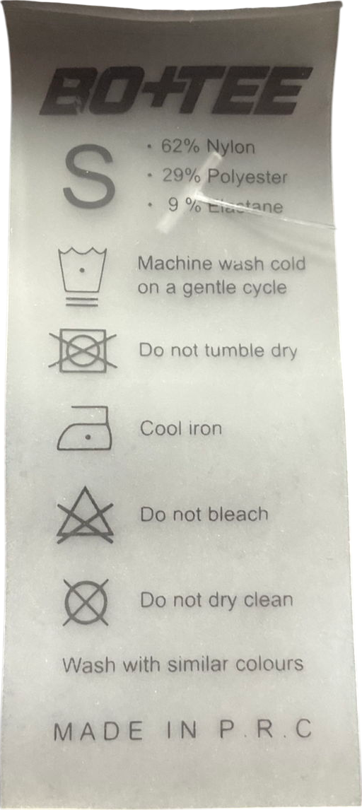 Bo + Tee Purple Long Sleeve Crop Top & High Waisted Shorts UK S