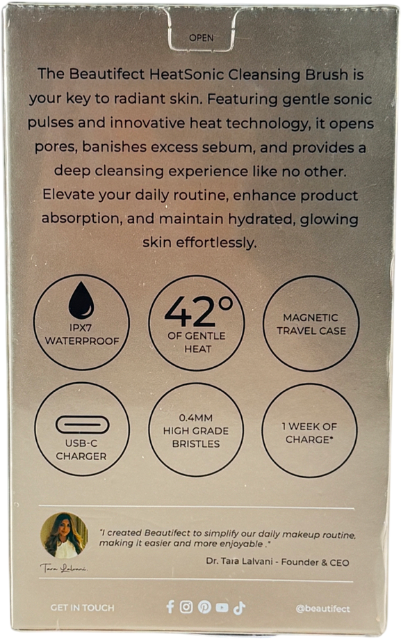 BEAUIFECT Heatsonic Cleansing Device One size