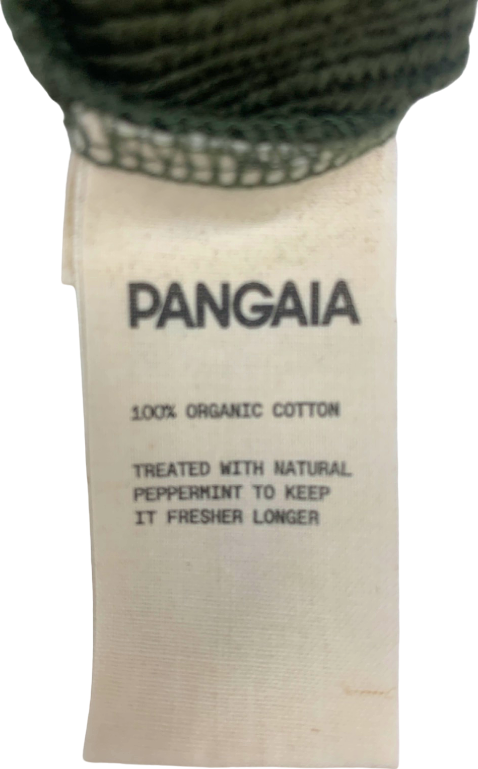 PANGAIA Rosemary Green Organic Cotton Slim Leg Track Pants XS