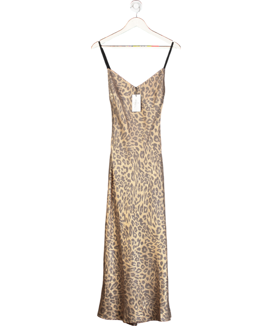 SLA the label Brown Leo Maxi Dress UK XS