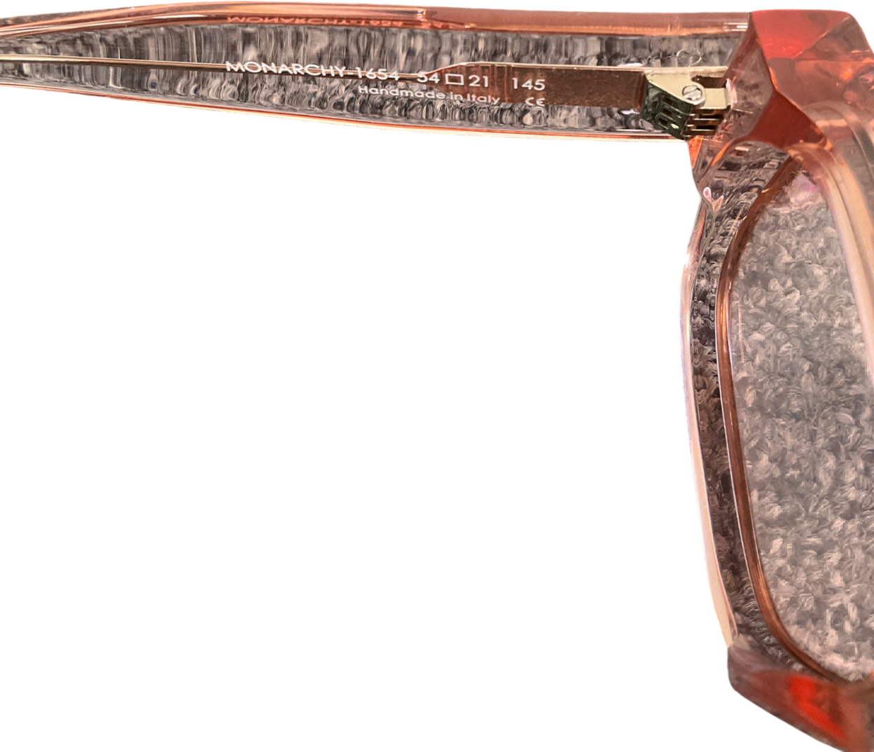 Thierry Lasry Pink Monarchy Translucent Sunglasses With Original Hard Case One Size