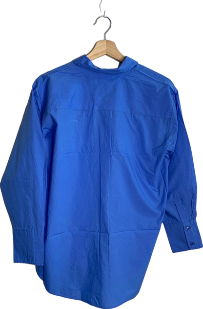 New Look Blue K Percy Poplin Shirt UK 6
