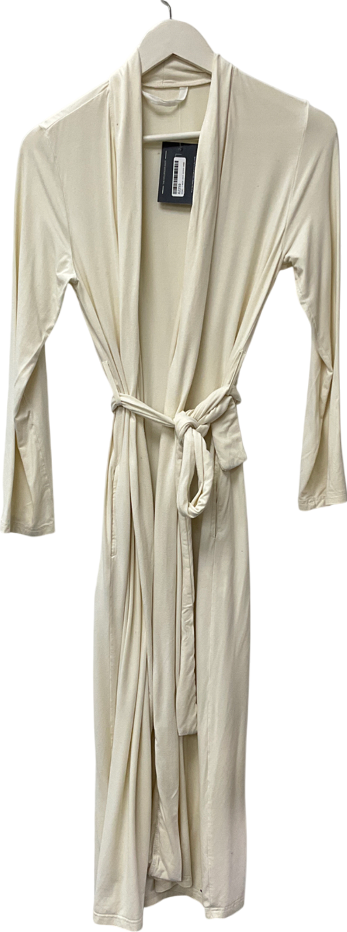 serena day Cream Long Belted Robe UK S