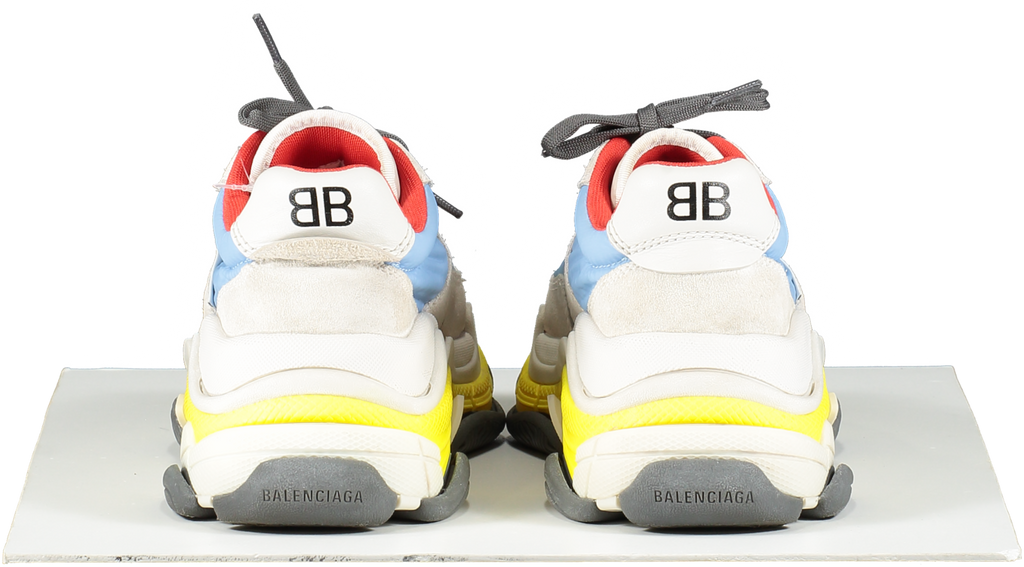Balenciaga Multicoloured Triple S Grey Chunky Trainers UK 4 EU 37 👠