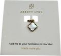 Abbott Lyon Metallic Pearl Clover Pendant (gold) R Inital One Size