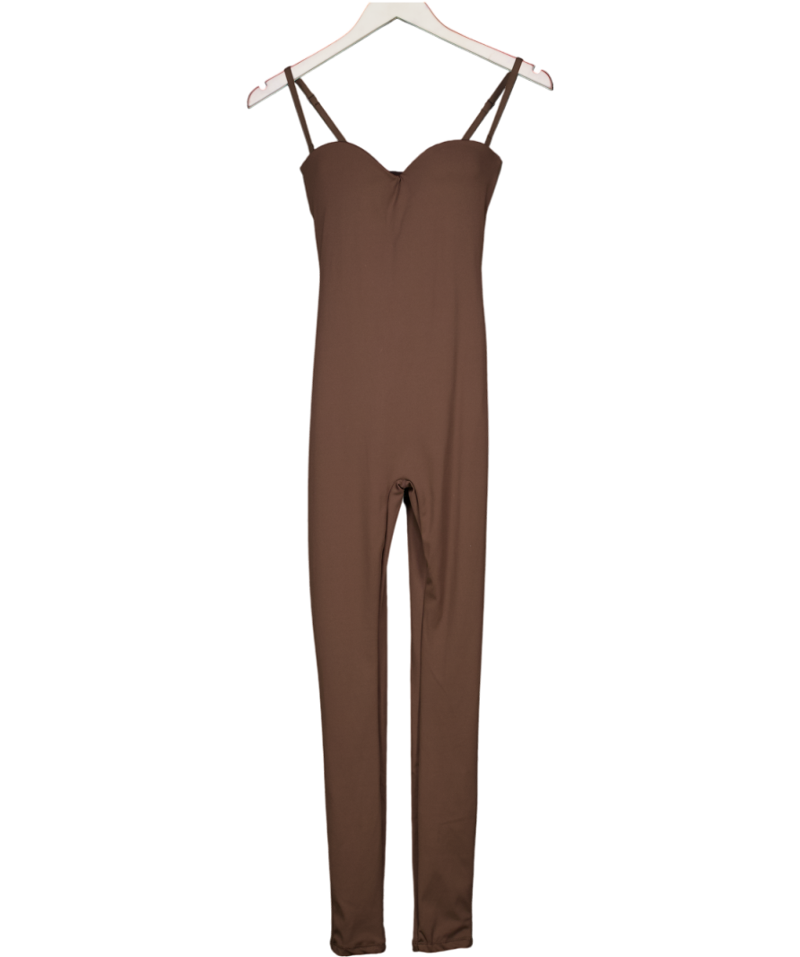 Mars the Label The Sculpt Jumpsuit In Brown UK 6