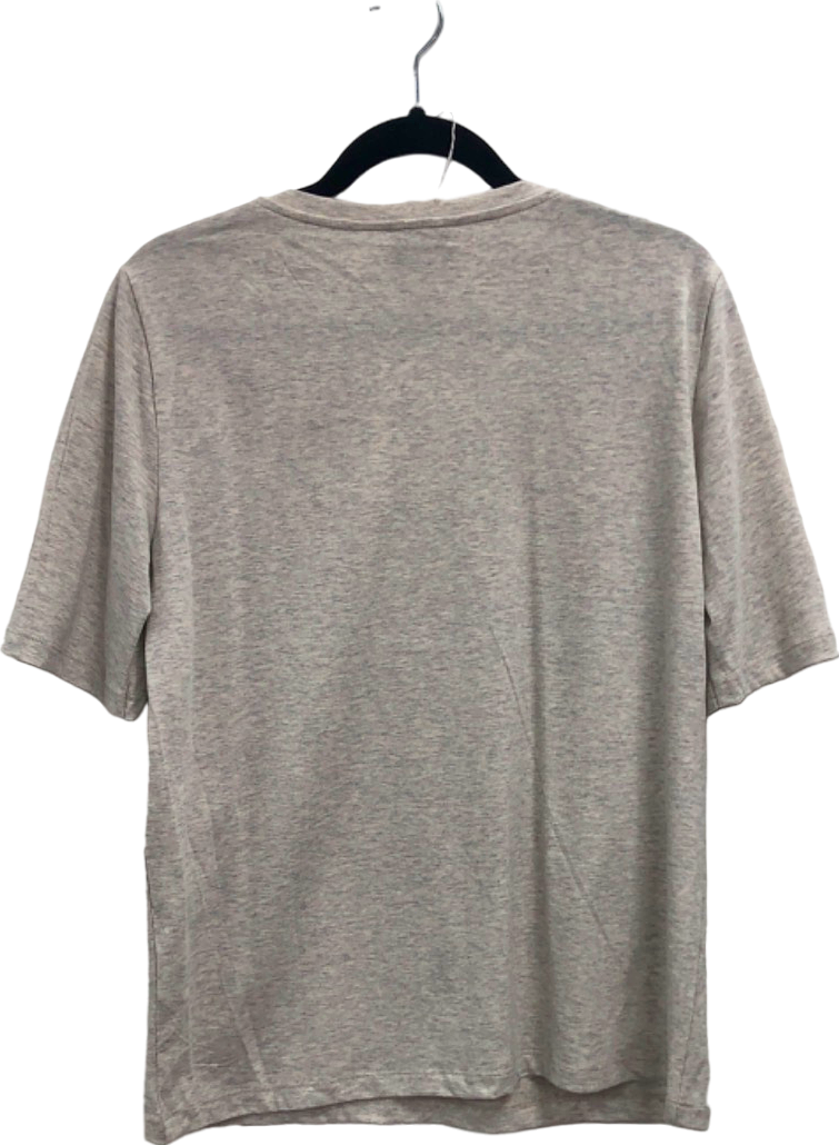 Eleven Loves Beige The Perfect V-Neck T-Shirt M