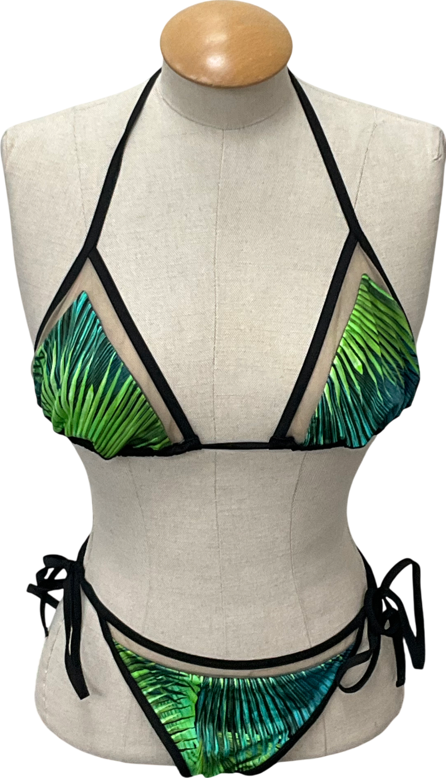 Room 24 Green Suzi Reversible Bikini UK M