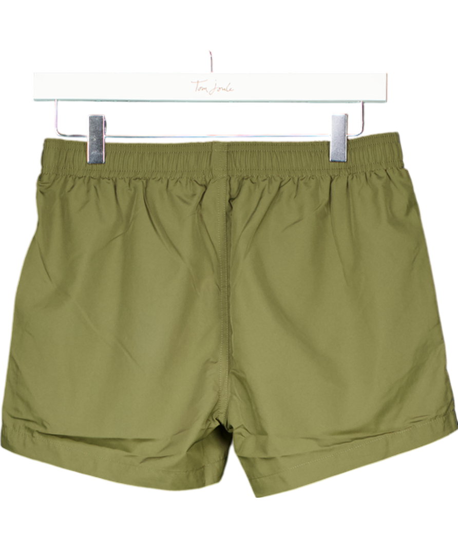Ron Dorff Khaki Green Quick Dry Swim Shorts UK S