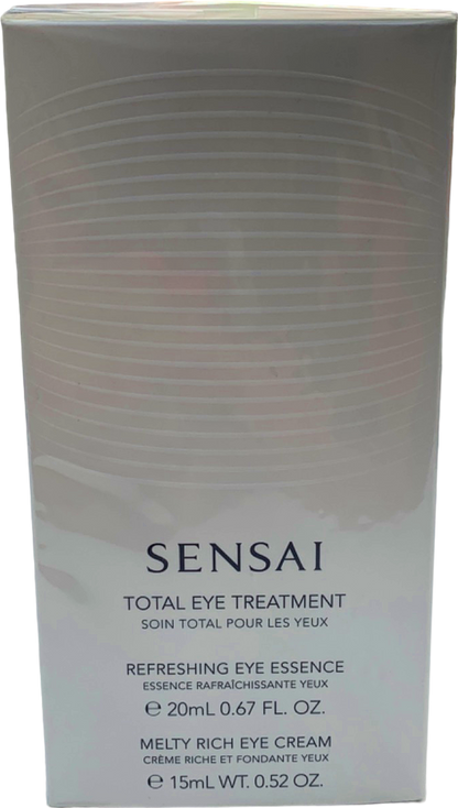 SENSAI Total Eye Treatment Refreshing Eye Essence 20ml Melty Rich Eye Cream 15ml