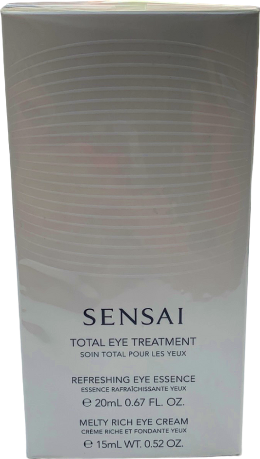 SENSAI Total Eye Treatment Refreshing Eye Essence 20ml Melty Rich Eye Cream 15ml