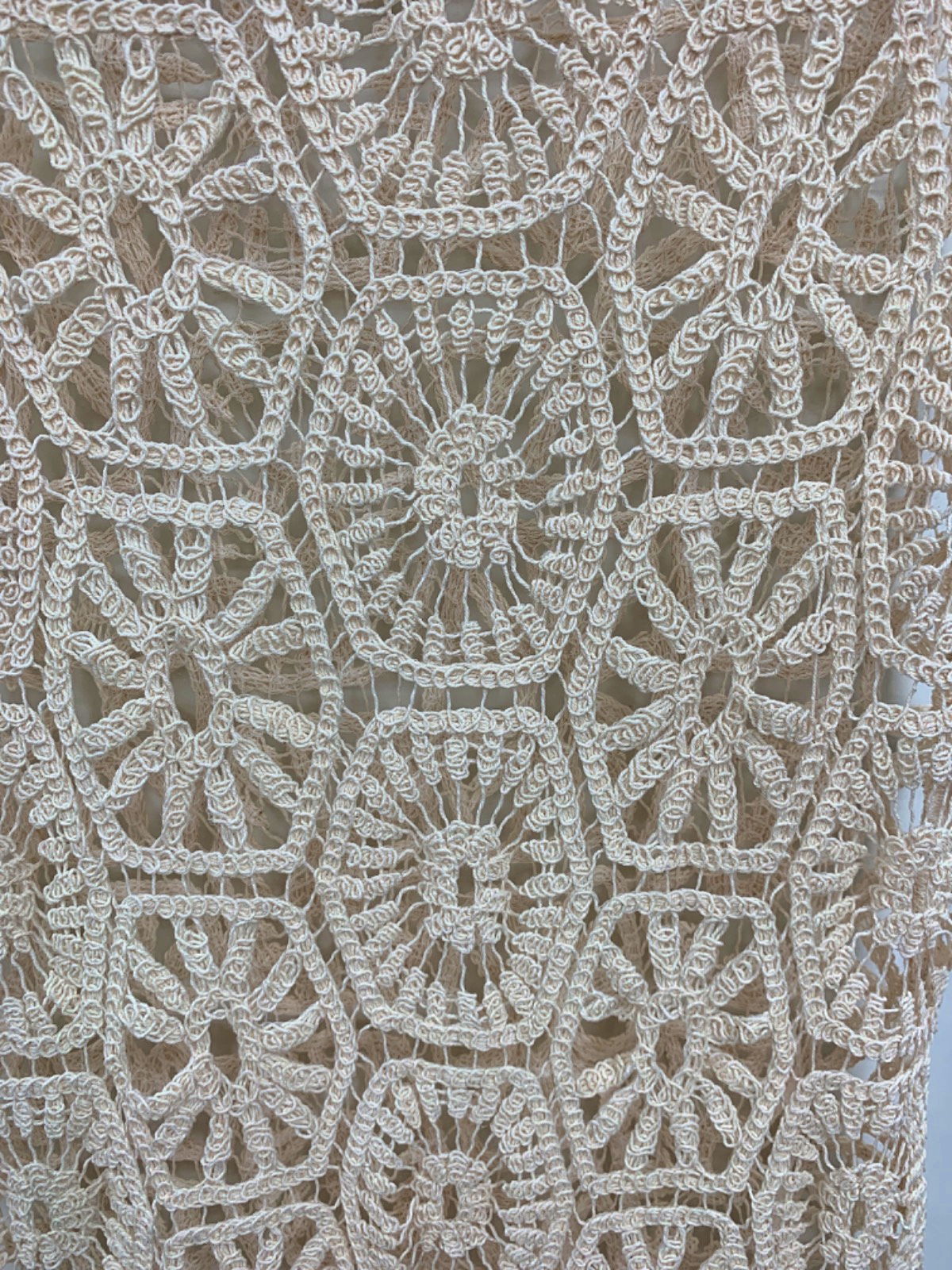 Urban Bliss Beige Crochet Dress UK 8