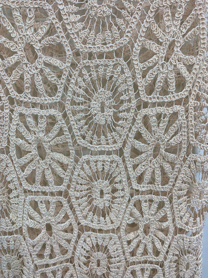 Urban Bliss Beige Crochet Dress UK 8