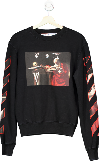 Off-White Black Caravaggio Painting sweatshirt UK XS