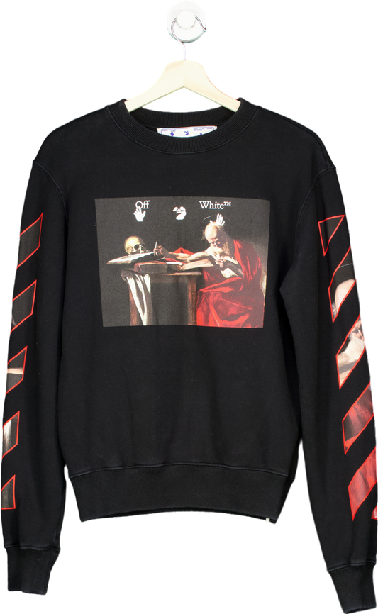 Off-White Black Caravaggio Painting sweatshirt UK XS