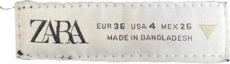 ZARA Black Straight Low-rise Jeans UK 8