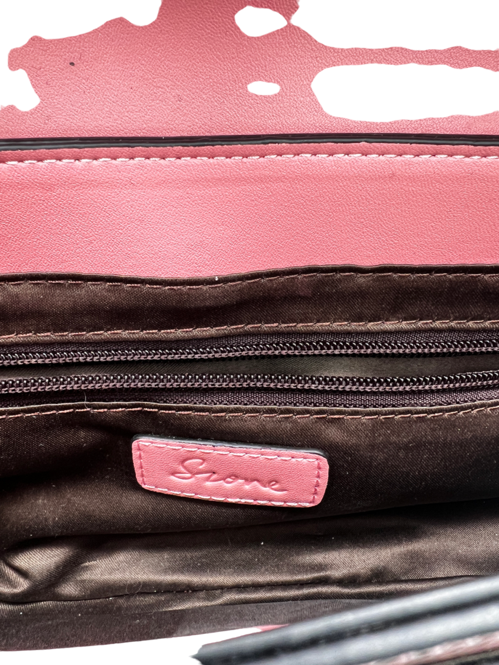 snake Pink Snake Effect Bag