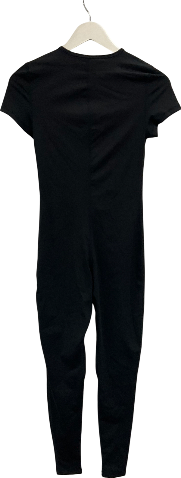 White Fox Exceed Short Sleeve Jumpsuit Black UK S