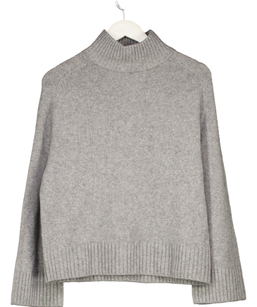 Sezane Grey Lauren Jumper 100% Wool UK M