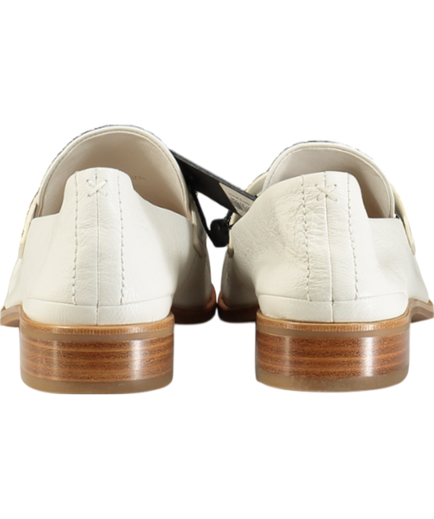 Rag & Bone White Sid Leather Loafers UK 7 EU 40 👠