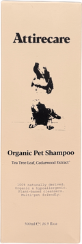 Attirecare White Organic Dog Shampoo 500ml No Size