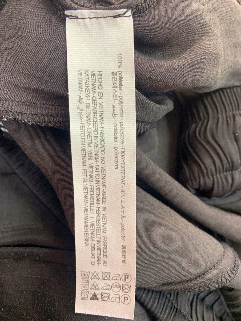 Zara Black Wide Leg Trousers UK XXL