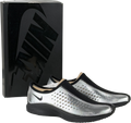 NIKE Superfly Moc Trainers Mtlc Silver & Black UK 4.5 EU 37.5