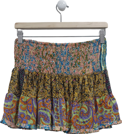 Deepthi SC Multicoloured Ruffle Mini Skirt One Size