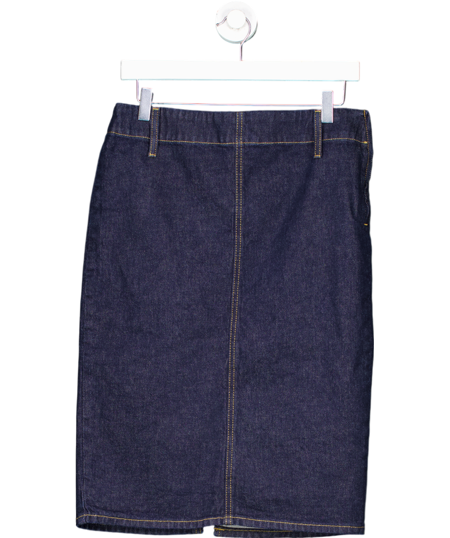 ASOS Blue Design Dark Indigo Denim Pencil Skirt UK 10
