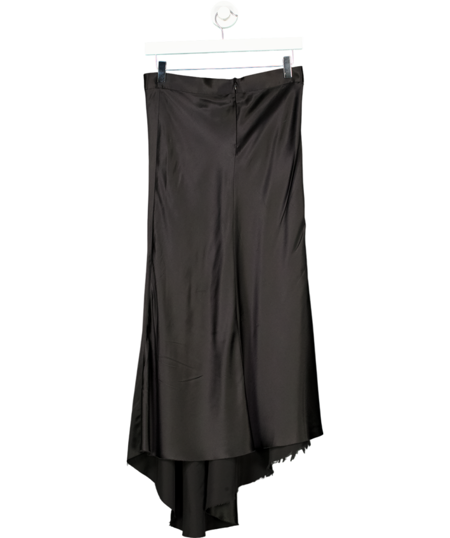 Raey Black Silk Slip Skirt UK 6