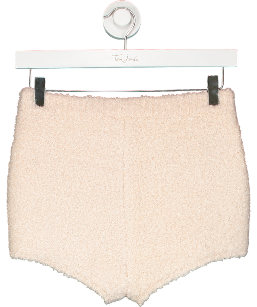 Majorelle Cream Boucle Soft Knit Garcela Shorts UK XS