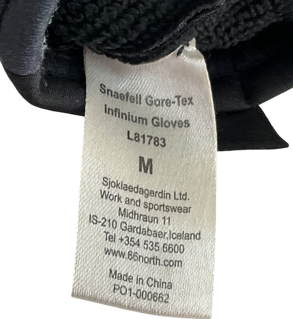 66° North Iceland Gore-tex Infinium Gloves Black UK M