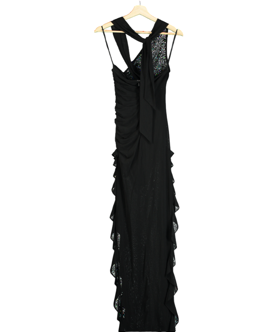 NBD Black Nazia Maxi Dress UK XS