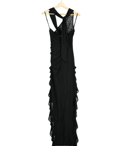 NBD Black Nazia Maxi Dress UK XS