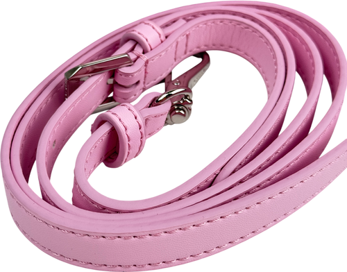 CHARLES & KEITH Sammie Knotted-handle Elongated Bag - Bubble Gum Pink