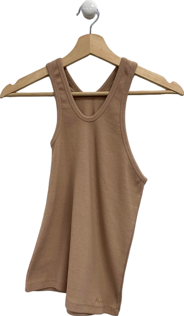 Remain Birger Christensen Warm Taupe Toya Top UK 6