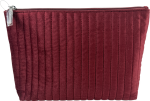 Gatineau Red Velour Makeup Bag