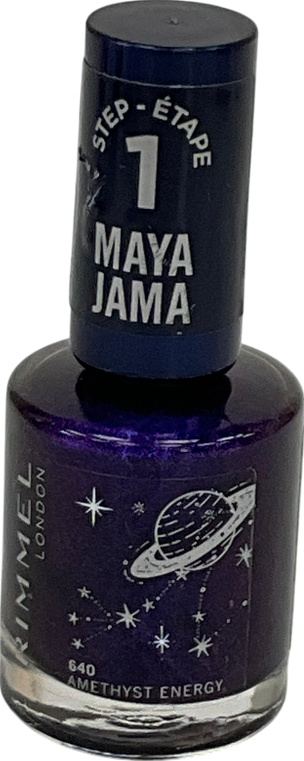 Rimmel Maya Jama Astrology Collection Super Gel Nail Polish Amethyst Energy 640 12ml