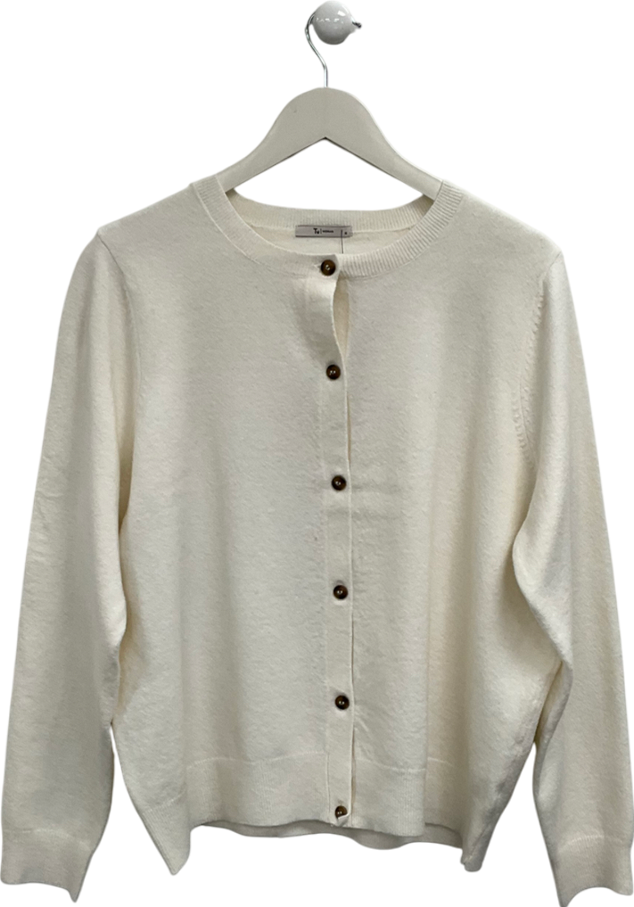 TU Cream Button Cardigan UK 18