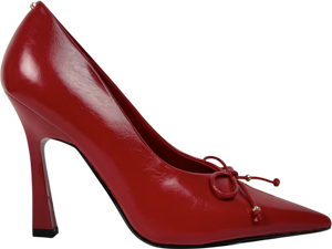 River Island Red Bow Court Heels UK 4 EU 37