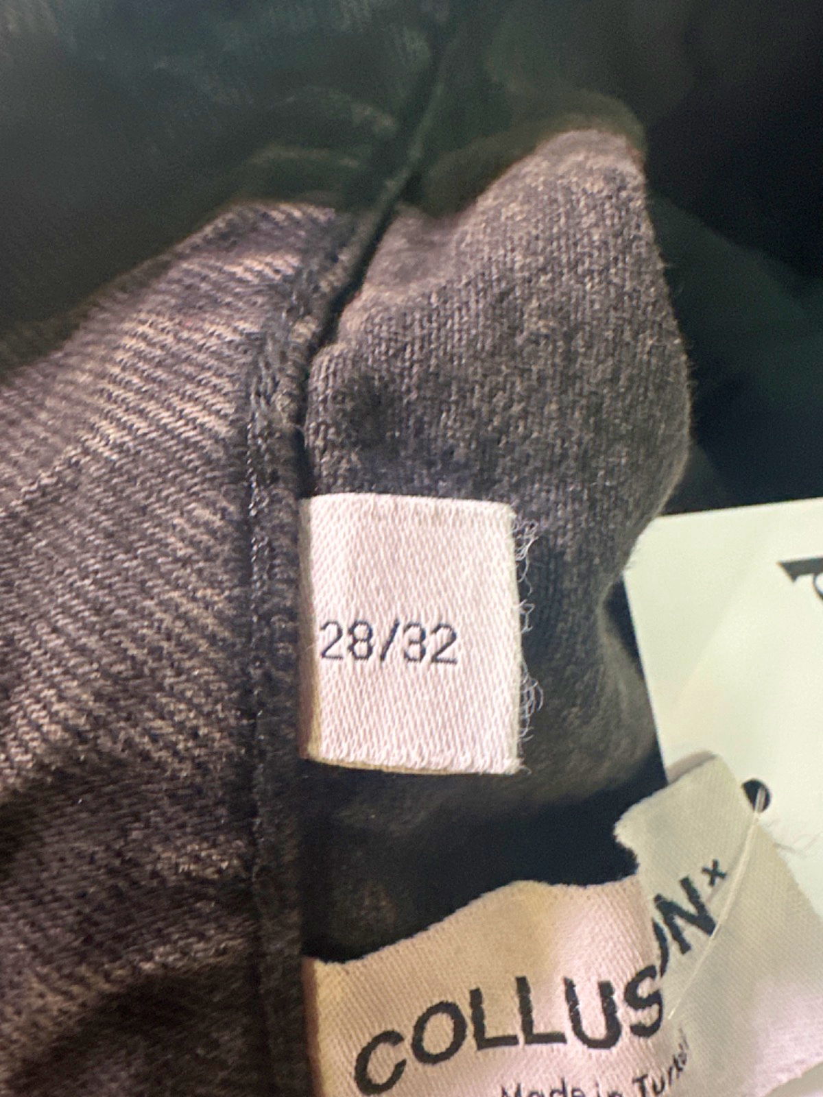 Collusion Black Wide Leg Jeans UK w28