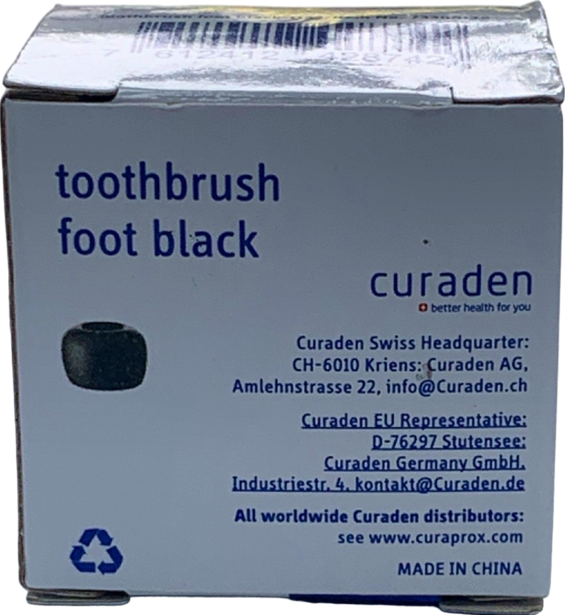 Curaprox Toothbrush Foot Black