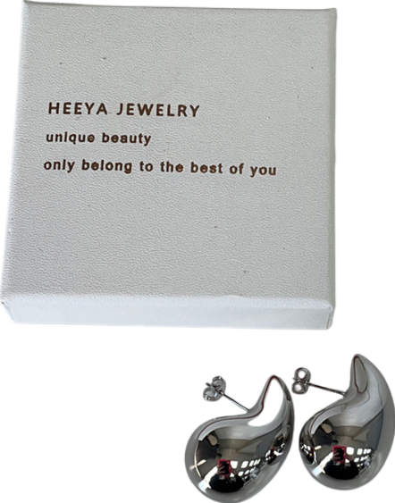 heeya Metallic Hunky Gold Hoop Earrings