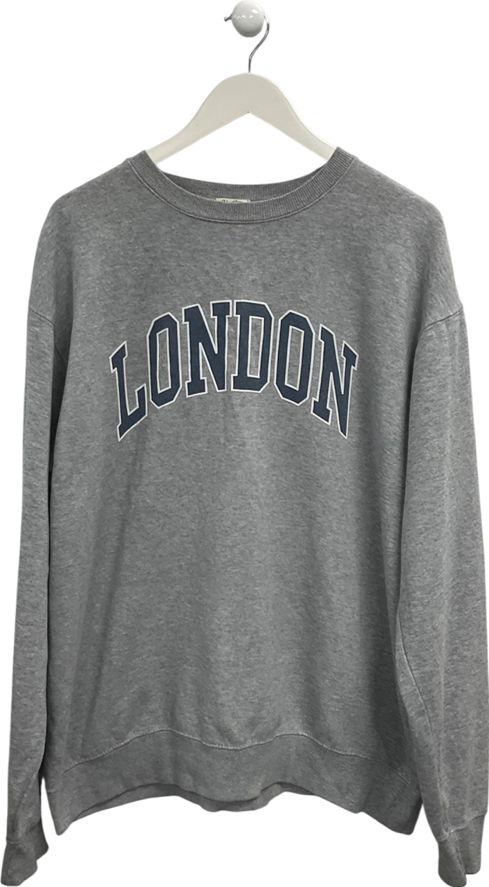 Grey London Oversized Sweater One Size
