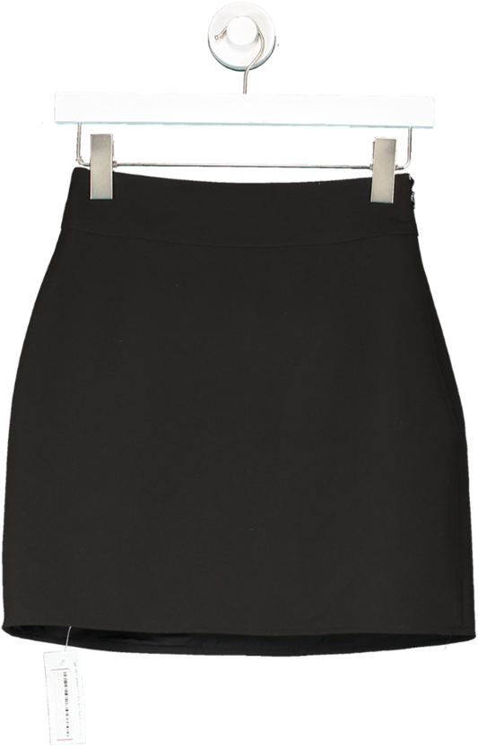BOA Black Tailored Mini Skirt UK XS